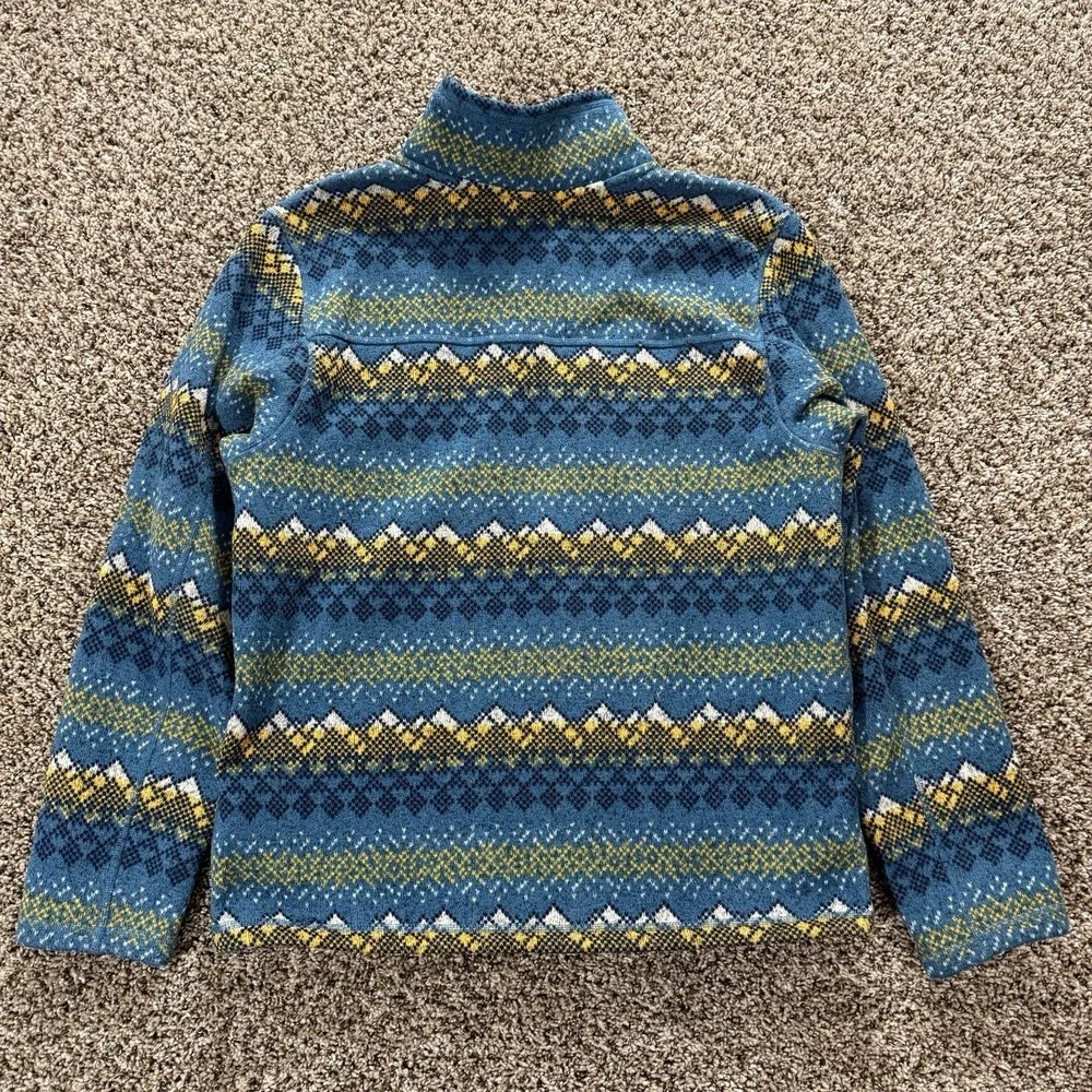 The North Face Fair Isle‎ Fleece Quarter Zip Men's M Nordic Gorpcore Pullover